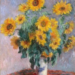 Handpainted Sunflowers Canvas Art Painting (Without Frame)