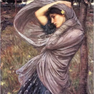 Boreas Canvas Art Masterpiece Handpainted Painting on Canvas (Without Frame)