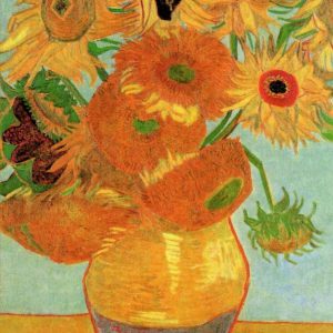 Handpainted Sunflowers Canvas Art Painting (Without Frame)