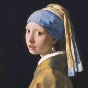 Girl with Pearl Earring Painting Handpainted Painting on Canvas (Without Frame)