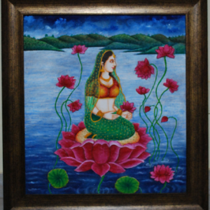 Indian Tanjore Wall Art Painting With Frame