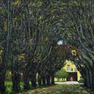 Schloss Kammer Park Painting Handpainted on Canvas Wall Art Painting (Without Frame)