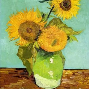 Handpainted Sunflowers Canvas Art Painting Wall Art (Without Frame)