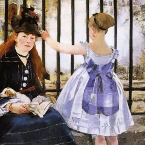 Handpainted Railroad Canvas Art Painting on Canvas Wall Art (Without Frame)