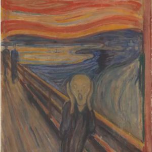 Scream Handpainted Canvas Art Painting on Canvas Wall Art Painting (Without Frame)