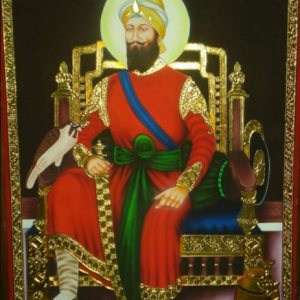 Guru Gobind Singh Tanjore Painting With Frame
