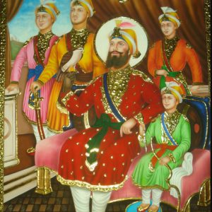 Guru Gobind Tanjore Art Painting With Frame