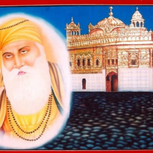 Guru Nanak Ji Art Tanjore Painting With Frame