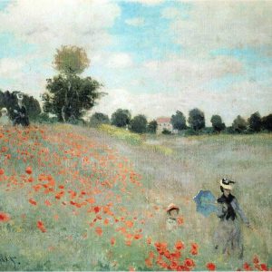 Handpainted Poppies Canvas Art Painting on Canvas Wall Art (Without Frame)