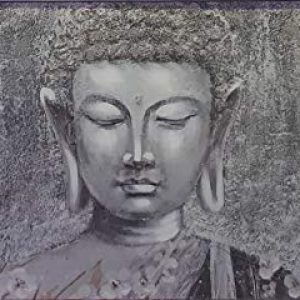 Buddha Halo Canvas Painting Poster And Print On Canvas With Frame