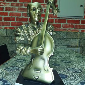 Cello Musician Statue Home decor Player Statue