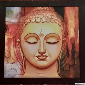 Buddha Face Canvas Print Painting Poster And Print On Canvas With Frame
