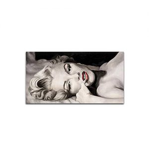 Star Figure Canvas Painting Marilyn Monroe Wall Art Poster and Prints On Canvas Wall Art Pictures Without Frame