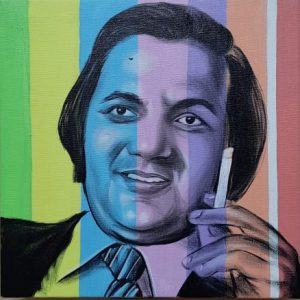Prem Chopra POP Art Portrait On Canvas Without Frame