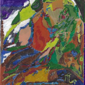 Mountain Landscape Fox Wall Art Without Frame