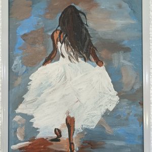 The Last Dance Canvas Wall Art Handpainted Painting On Canvas With Frame 40cm X 30cm