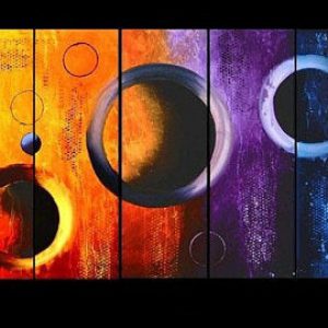 Limited Edition Circles of Continuity 01 Hand painted Art Painting