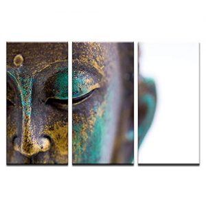 Buddha Meditation Canvas Art 3 panel split painting Handpainted Painting masterpiece