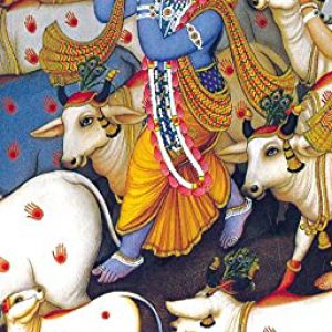 Divine Krishna Canvas Art Handpainted Painting Masterpiece