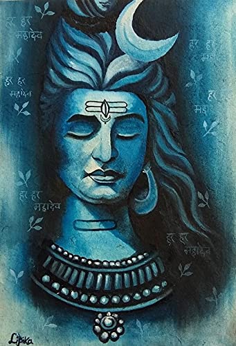 Lord Shiva Oil Painting