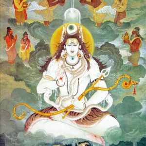 Lord Shiva Canvas Painting Hand Painted No Frame