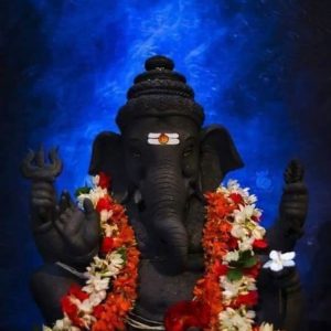 Lord Ganesha Canvas Art Hand Painted Painting