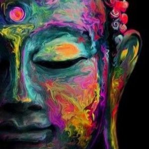 Buddha Meditation Canvas Art Hand Painted Painting Masterpiece