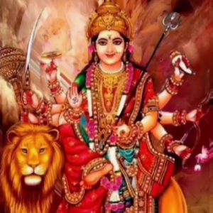 Devi Durga Canvas Art Hand Painted Painting On Canvas No Frame