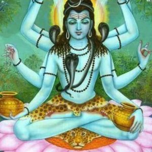 Lord Shiva Canvas Art Hand Painted Painting On Canvas No Frame