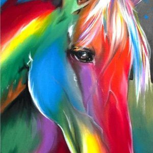 Hand-Painted Animal Canvas Wall Art Painting Without Frame