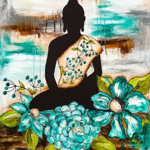 Buddha Meditation Canvas Art Hand Painted Painting