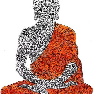 Zen Masterpiece – Buddha Meditation Canvas Painting Hand Painted