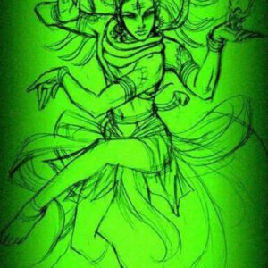 Handpainted Lord Shiva Natarajan Painting Masterpiece