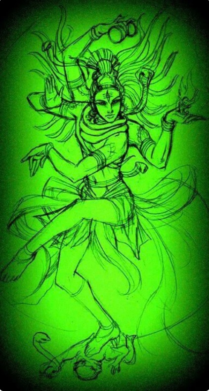 Lord Shiva Natarajan Pose