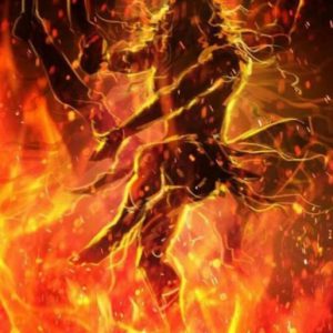 Shiva Tandav Canvas Art Handpainted Painting On Canvas (Without Frame)