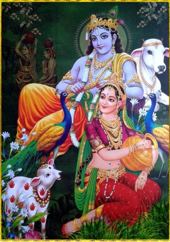 Radha Krishna Love Forever J