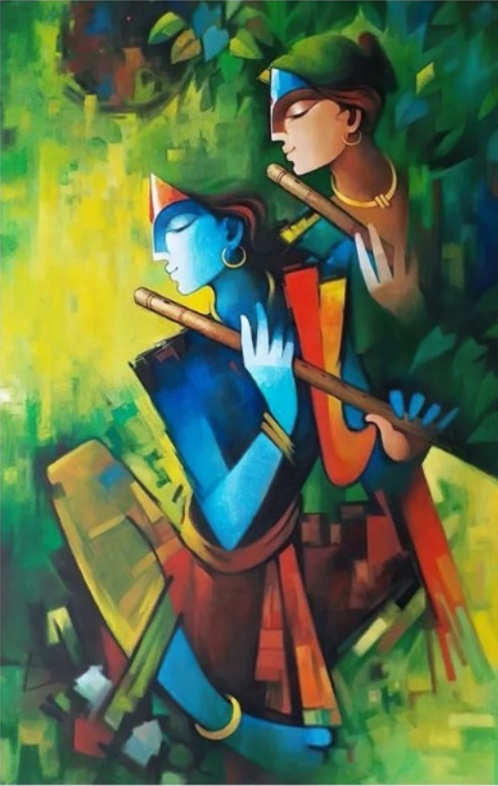 Radha Krishna Merge Into Music A