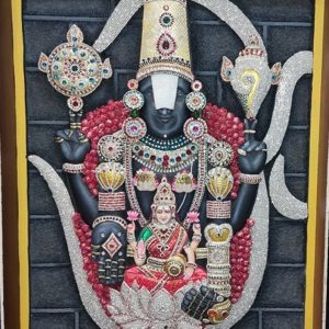 Balaji Lakshmi Tanjore Art Painting With Frame