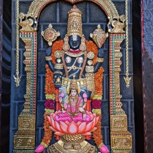 Balaji Lakshmi Tanjore Art Painting With Frame