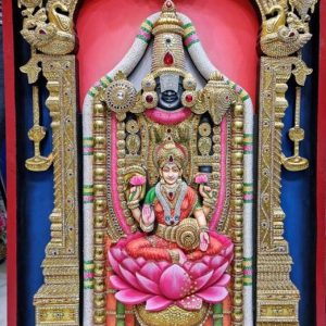Balaji Lakshmi Tanjore Art Painting With Frame