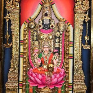 Balaji Lakshmi Tanjore Painting With Frame