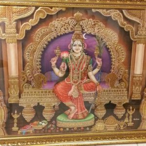 Durga jee Tanjore Painting Wall Art With Frame