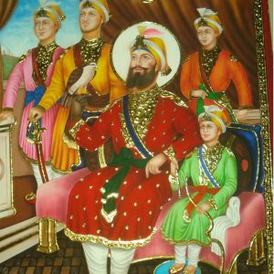 Traditional Guru Gobind Singh Painting with Frame