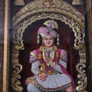 Traditional Guru Jee Tanjore Painting With Frame
