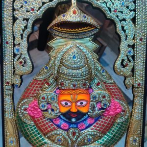 Khatu Shyam Tanjore Art Painting With Frame