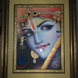 Krishna Jee Tanjore Painting Masterpiece with Frame