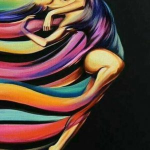 Hand Painted Modern Painting On Canvas Without Frame