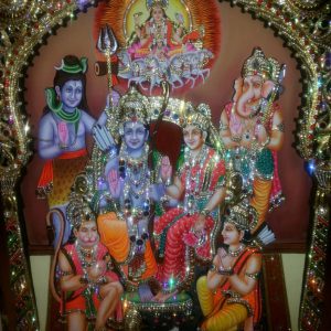 Ram Darbar Tanjore Painting Wall Art With Frame