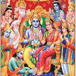 Ram Darbar Tanjore Wall Art Painting With Frame