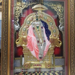 Saibaba Tanjore Wall Art Painting With Frame